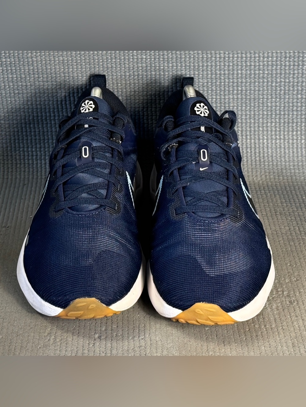 Nike Downshifter 12 Midnight Navy White Running Shoes DD9293-400 Men’s Size 8.5 - Picture 3 of 9